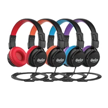 Headset Wired Headset E92v Collapsible with Controller Phone Children's Music Online Class Learning Headset school supplies