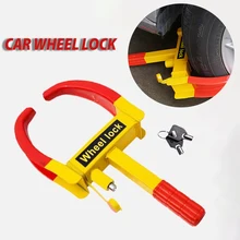 Heavy Duty Car Wheel Lock Clamp Boot Tire Claw Trailer Car Truck ATV RV Golf Carts Automotive Boat Trailers Anti Theft Lock