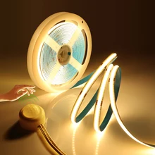 High Brightness COB LED Decorative Light Strip Smart PIR Motion Sensor LED Strip DC12V Cabinet Kitchen Bedroom Decor Lamp