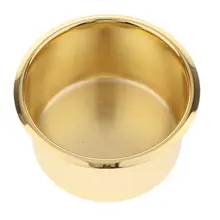 High Quality Gold Aluminum Drop-in Drink Holder - 90x55mm / 3.54 x 2.17 inch