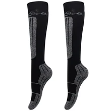 Horse Riding Socks 3 Pairs/Pack Horseback Riding Socks Men Women Unisex Cotton Long Socks Equestrian Sports Accessory Equipment