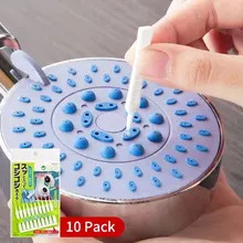 Hot 10pcs/set Shower Head Cleaning Brush Washing Anti-clogging Small Brush Pore Gap Cleaning Brush For Kitchen Toilet Phone Hole