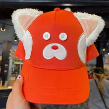 Hot Sale Disney Turning Red Baby Cartoon Cute Comfortable Baseball Hat Children Kids Cotton New Kids Toy Gift