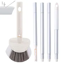 Household Cleaning Brushes Tub Tile Cleaner Brush Spin Cleaner Brush Head Bathroom Scrubber For Wall Bathroom Tile Floor