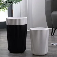 Household Waste Bins Bedside Desktop Trash Can Kitchen Bathroom Garbage Bin Plastic Small Rubbish Box Storage Basket Cubo Basura