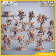 Human union warrior paladin third party dnd running group board game chess piece resin model