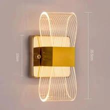 Indoor Acrylic Wall Lamp Modern LED Mounted Sconce Wall Light Warm White Cold White Natural light For Bedroom Corridor Stairs
