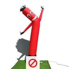 Inflatable Air Dancer Falling Tube Man Puppet Wind Flying Inflatable Advertising Christmas Birthday Party No blower Engine