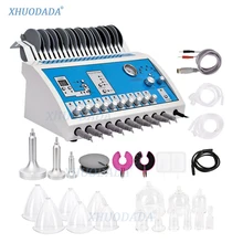 Infrared Heat Russian Wave Electric Muscle Stimulate EMS Machine Vacuum Massage Body Shaping for Home Salon Use Galvanic