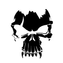Interesting Scary Skull Personalized Car Stickers PVC Bumper Windshield Accessories Laptop Decoration High Quality Auto Decal