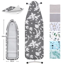 Ironing Board Cover Scorch Resistant  Extra Thick Cotton Iron Cover with Padding Heat Reflective Heavy Duty Pad Approx 140x50cm
