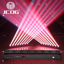 JCDG 8*10W RGBW Multicolor LED Beam Lights 8*15W Stage Effect Beam Lighting for DJ Disco DMX Control Wall Wash Light