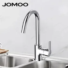 JOMOO 360° Swivel Kitchen Faucet Hot and Cold Mixer Taps Kitchen Sink Mixer Water Taps Single Handle Single Hole Tap
