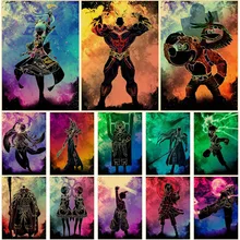 Japanese Classic Anime Character Posters Kraft Paper Poster Home Living Room Decorative Painting Wall Sticker Bar Cafe Decor