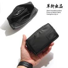 Japanese Style Casual Card Case Card Holder Nylon Cloth Small Coin Purse Waterproof Key Holder Key Case Mini Card Bag Clutch