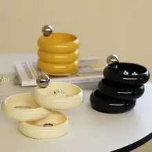 Jewelry Holder No Odor Storage Box Plastic Reusable  Fashion Multi-layer Necklaces Earrings Rings Jewelry Box
