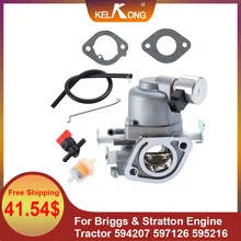 KELKONG Carburetor For Briggs & Stratton Engine Tractor 594207 597126 595216