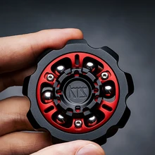 KTS Big Classic Tooth Burst Fingertip Gyro Decompression Toy EDC Cool Fidgets Metal Fidget Slider
