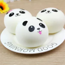 Kawaii Cartoon Design Panda Squishy Toys Kids Cute Bread Squishy Slow Rising Cream Scented Decompression Toys Decoration игрушки
