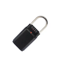 Key Storage Lock Hanging Door Card Safe Box 4-digit Combination Password Locks Resettable Padlock Security Accessory