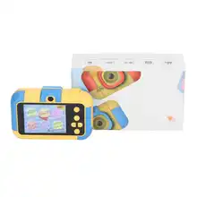 Kid Camera Digital Childrens Camera ABS Material One Click Switching Blue for Outdoor for Girls