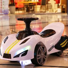Kids Ride On Toy Car Four Wheel Baby Scooter Toddler Car With Light Music Baby Bike Walker 1-4 years old