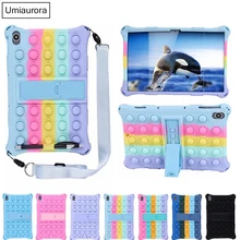 Kids Silicone Bubble Case For Lenovo Tab P11 Plus 11 inch TB-J606F TB-J616F TB-J607F Stand Tablet Cover Protective Cases Funda