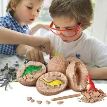 Kids Simulated Dinosaur Egg Puzzle Toy Archaeological Education Model Home Decor New