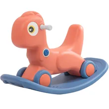Kids Toy Infant 2 In 1 Rocking Horse 1-6 Years Old Balance Bike Dual Purpose Indoor Rideable Anti-slip Children Multifunctional