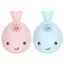 Kids Whale Bath Toy USB Charging Electric Cute Dolphin Floating Ball Toy with Fan Function