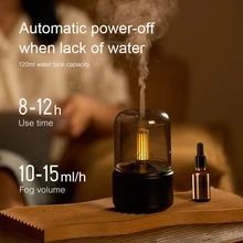Kinscoter Bedroom Night Light USB Portable Atmosphere Lamp with Humidifier Aroma Diffuser Function