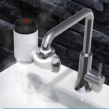 Kitchen Electric Water Heater Tap Instant Hot Water Faucet Heater Cold Heating Faucet Tankless Instantaneous Home Heater Tools
