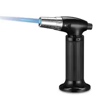 Kitchen Torch Portable Home Flamethrower 300C Strong Blue Flame Flamethrower With Flame Regulating Valve Powerful Metal Torc