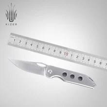 Kizer Hunting Knife Ki3549A1/A2 Assassin 2020 New Flipper Knife S35VN Steel Blade High Quality Outdoor Camping Tool
