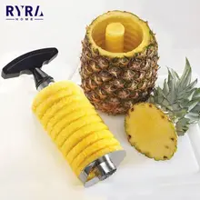 Knife Kitchen Tool Pineapple Spiral Cutter Fruit Pineapple Corer Peeler Cutter Slicer Fruit Knife Slicer Utensil Accessories