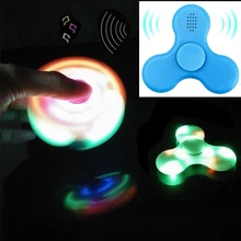 LED Bluetooth Speaker Fidget Spinner  EDC ABS Bearing Bluetooth Connect Make a Music For Autism ADHD Anxiety Stress