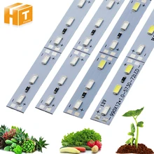 LED Grow Lights DC12V 5730 LED Bar Rigid Strip Red Blue For Aquarium Green House Hydroponic Plant 10pcs/lot