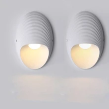 LED Indoor Lighting Wall Lamp Modern 6W Home Lighting Decoration Sconce Aluminum Lamp AC85-265V For Bath Corridor NR-209