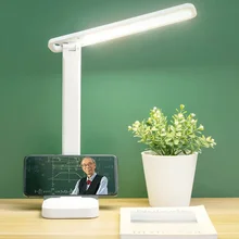 LED Table Lamp Touch Stepless Dimming Eye Protectio Desk Lights Bedroom Bedside Reading Desk Lamp USB Rechargable Night Lights