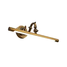 LED Vanity Over Mirror Wall Light Copper Length 45cm Retro Style Indoor