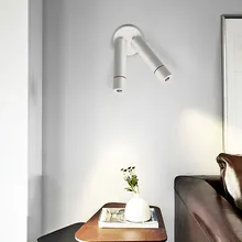 LED Wall lamps Spot light Ceiling Rotate fold AC220V 110V Wall light Adjustable angle Anti glare multi head Home decoration