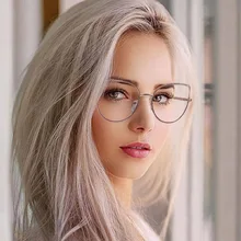 LONSY Fashion Sexy Cat Eye Reading Glasses Women Anti Blue Light Magnification Presbyopia Spectaclese Eyeglasses Frame Diopter