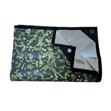 Large Size Woodland Camo Camping Hiking Tarp Shelter Emergency Thermal Reflective Survival Blankets