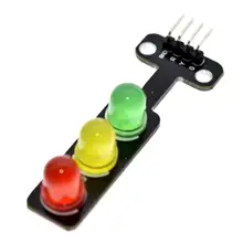 Led Traffic Light Module 5V digital signal output Traffic light module / Ordinary Brightness 3 Light Separate Control
