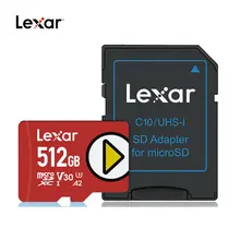 Lexar Original Play High Speed C10 A1 U1 Micro SD Card 512GB SDXC  Memory Card UHS-I  For Switch For Drone Gopro Sport Camcorder