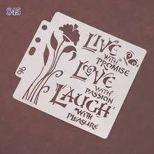 Live  Layering Stencils  graffiti hand copied board hollowed out photo album graphic spray painting tool
