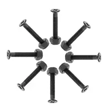 Longboard Skateboard Wheel Mounting Installing Hardware Screws Black