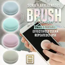 Macaron Shape Mobile Phone Screen Glass Cleaner Key Pendant Gift 4 Colors Dropshipping