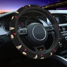 Mafalda Steering Wheel Cover Argentine Quino Auto Car Steering Wheel Protector Fit for Sedan Car Accessories Universal 15 Inch