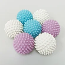 Magic Laundry Ball PVC Reusable Solid Cleaning Ball Household Cleaning Washing Machine Clothes Softener Hedgehog Ball